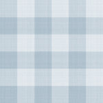 Geruit behang voor de kinderkamer en babykamer linnen look Summer Gray Linen blauw