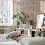 Summer Gray citrus behang voor de kinderkamer ruby rood