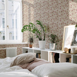 Summer Gray citrus behang voor de kinderkamer ruby rood