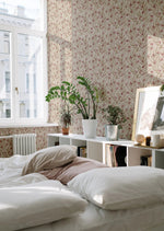 Summer Gray citrus behang voor de kinderkamer ruby rood