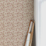 Summer Gray citrus behang voor de kinderkamer ruby rood