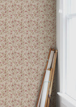 Summer Gray citrus behang voor de kinderkamer ruby rood