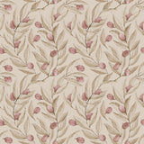Summer Gray citrus behang voor de kinderkamer ruby rood
