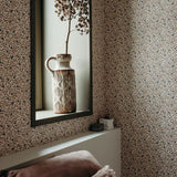 Summer Gray behang bladeren voor de meisjeskamer climbing rose brons bronze