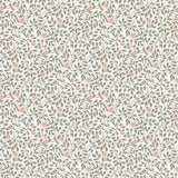 Summer Gray behang bladeren voor de meisjeskamer climbing rose light green lichtgroen