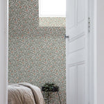Summer Gray behang bladeren voor de meisjeskamer climbing rose light green lichtgroen
