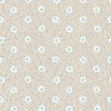 Summer Gray bloemen behang voor de kinderkamer meisjeskamer babykamer apricot  Kicki abrikoos