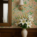 Summer Gray Lola Fern bloemenbehang voor meisjeskamer groen