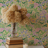 Summer Gray Lola lemon bloemenbehang voor meisjeskamer lemon