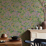 Summer Gray Lola lemon bloemenbehang voor meisjeskamer lemon