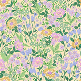 Summer Gray Lola lemon bloemenbehang voor meisjeskamer lemon