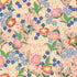 Summer Gray Lola peach bloemen behang voor meisjeskamer veldbloemen peach perzik roze