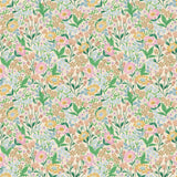 Summer Gray Lola petit bloemenbehang voor meisjeskamer fern groen