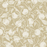 Summer Gray pomegranate granaatappel behang voor de kinderkamer en babykamer Gold Geel Goud