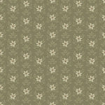 Summer Gray Wood Anemone green bloemen behang voor de meisjeskamer of babykamer groen