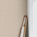 Summer Gray Doris bloemen behang voor de kinderkamer en babykamer pink roze 