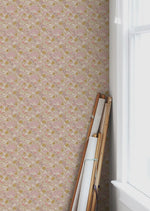 Summer Gray Doris bloemen behang voor de kinderkamer en babykamer pink roze lila