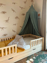 Dino behang beige jongenskamer en babykamer Volpracht