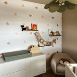 Volpracht Teddyberen behang voor de neutrale babykamer beige creme