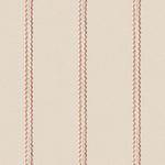 Lintjes Bo Studio Ditte strepen behang met stiksels voor de kinderkamer meisjeskamer en babykamer creme met roze