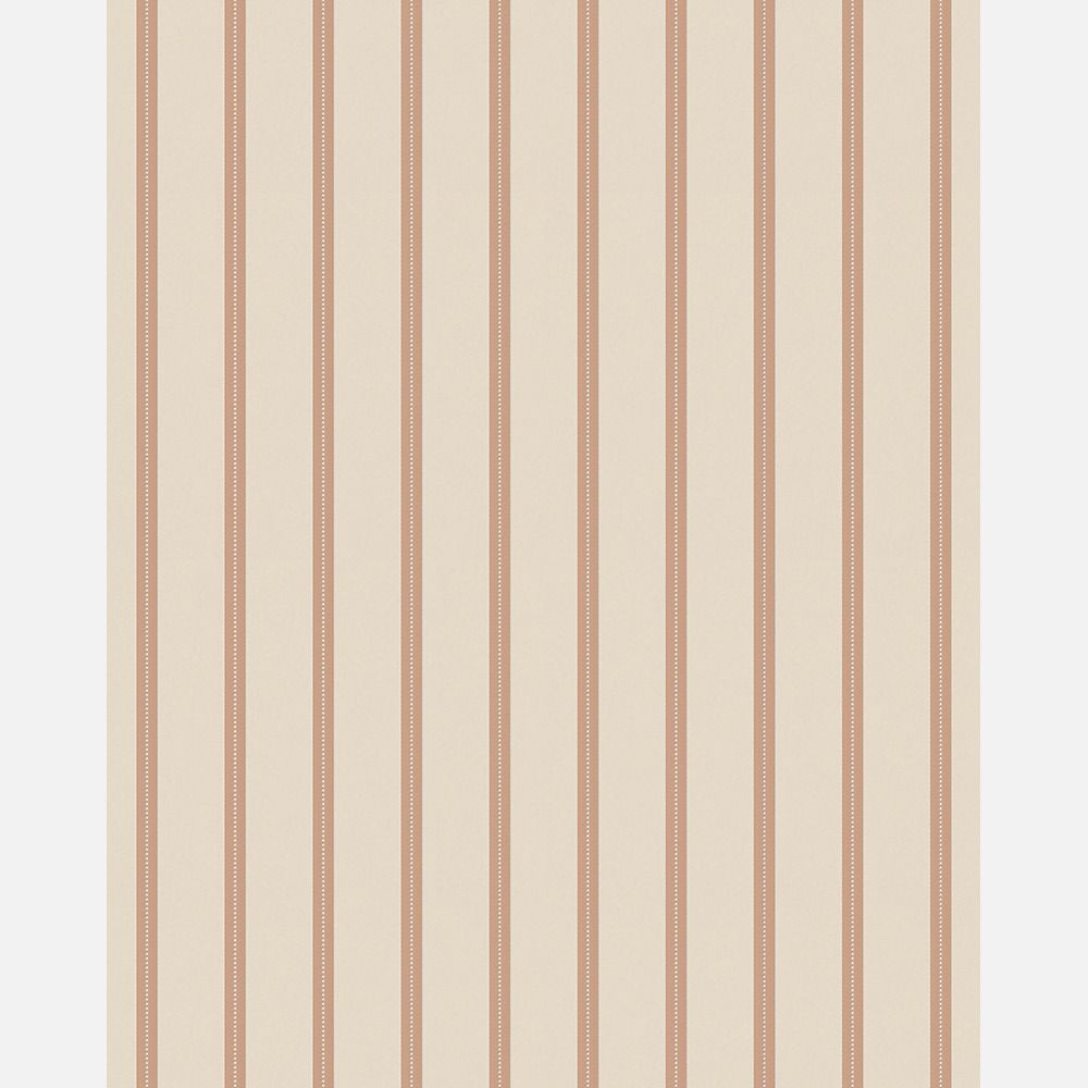 Strepen behang voor kinderkamer lintjes behang studio ditte meisjeskamer jongenskamer babykamer neutrale kinderkamer toffee op creme