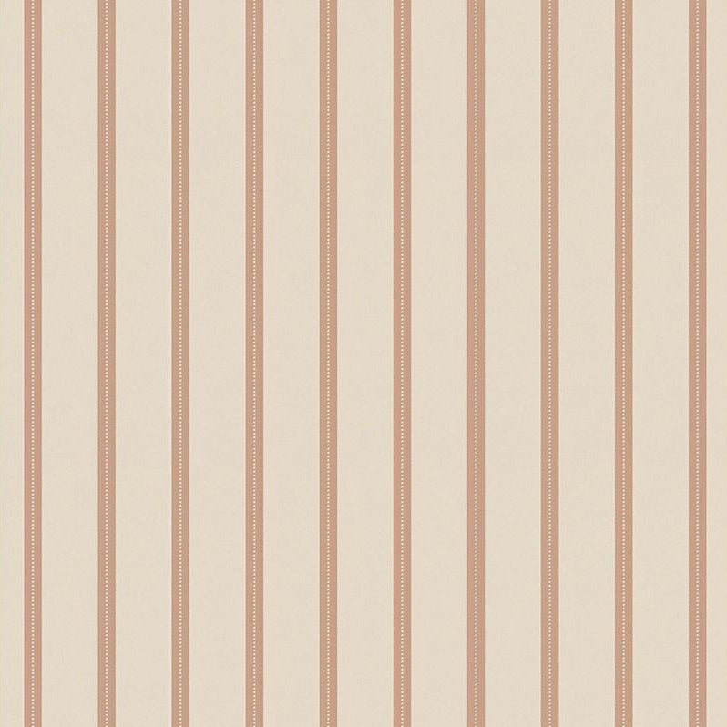 Strepen behang voor kinderkamer lintjes behang studio ditte meisjeskamer jongenskamer babykamer neutrale kinderkamer toffee op creme