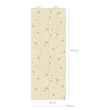 Pebble Bibelotte organisch behang voor de kinderkamer beige met roze