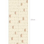 Stone Bibelotte organisch behang voor de kinderkamer beige roze