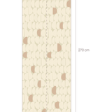 Stone Bibelotte organisch behang voor de kinderkamer beige roze