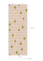 Stone Bibelotte organisch behang voor de kinderkamer roze