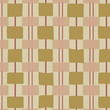 Bibelotte Geruit behang Toffee meisjeskamer tienerkamer geblokt behang beige roze