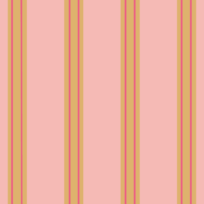 Gestreept behang voor de kinderkamer bibelotte juna candy roze karamel