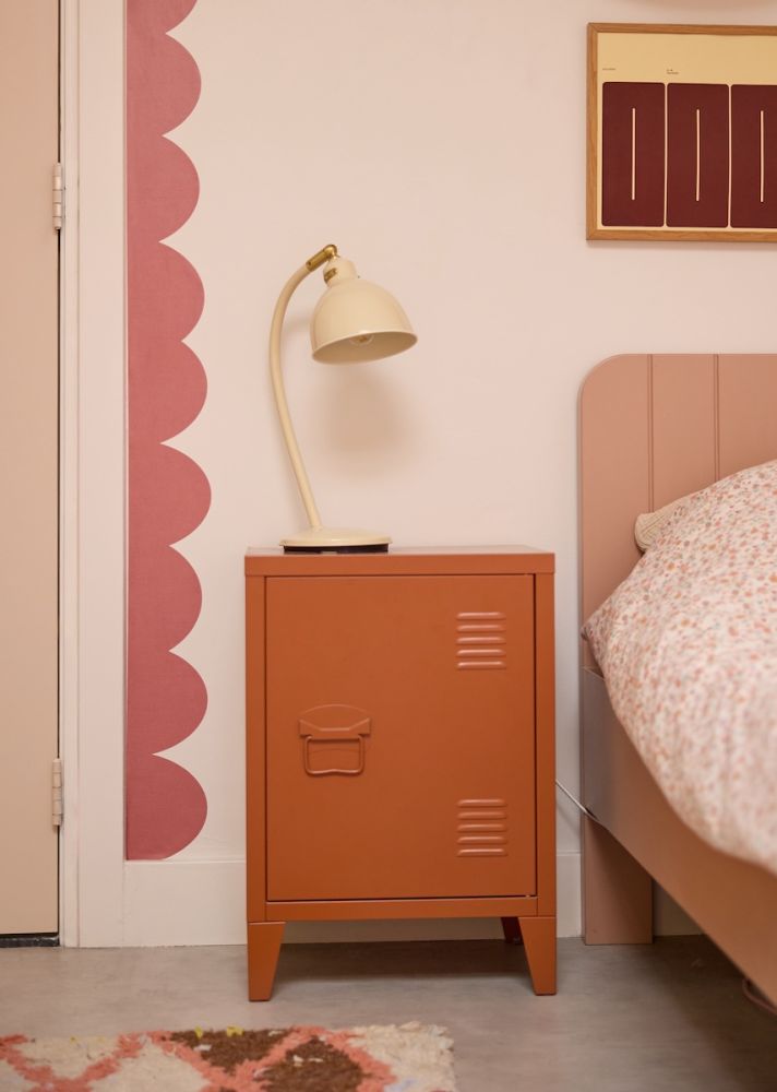 bibelotte behangrand kinderkamer met boogjes terra rabarber