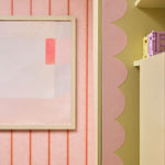 bibelotte behangrand kinderkamer met boogjes roze
