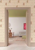 Stone Bibelotte organisch behang voor de kinderkamer beige roze