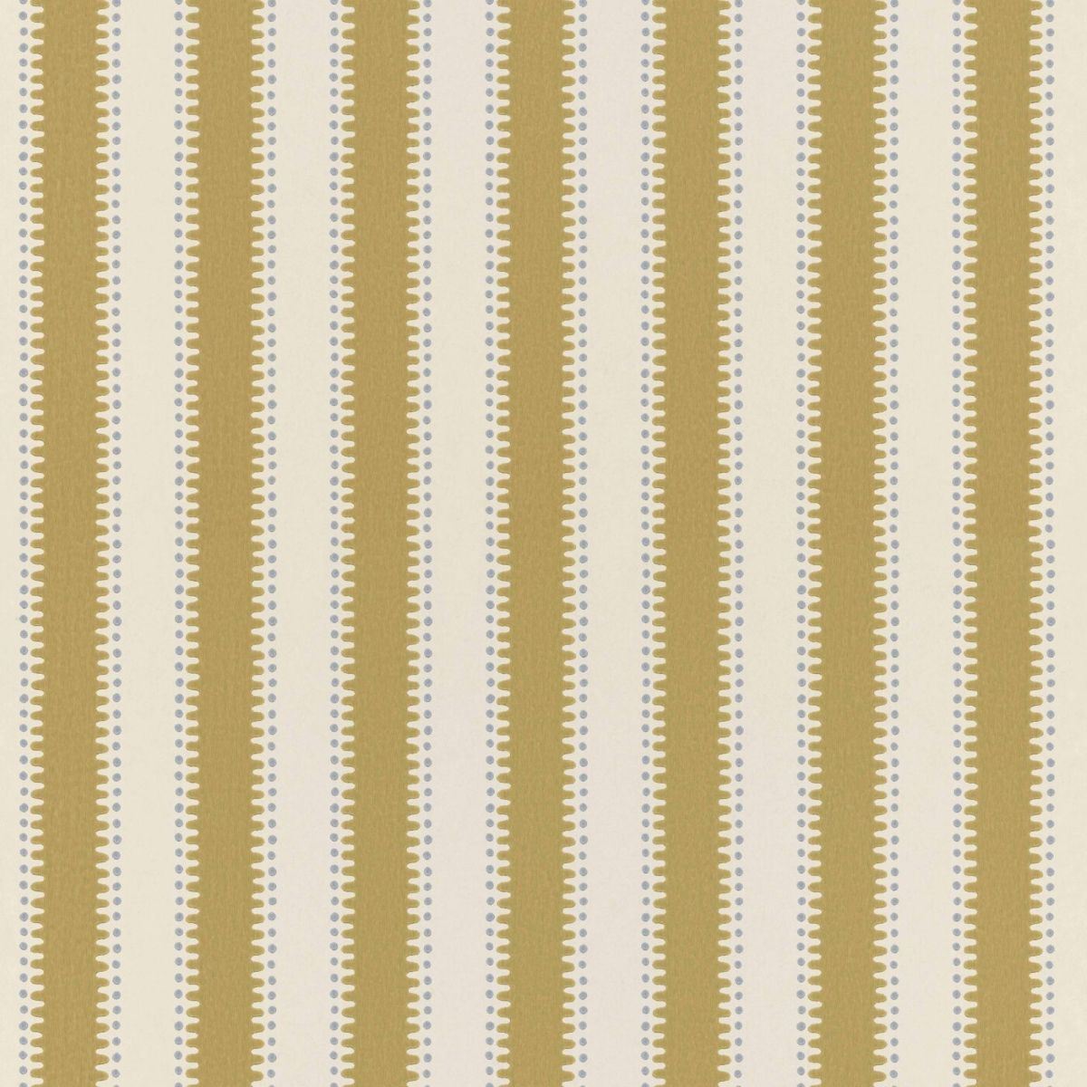Langelid von Bromssen jagged stripe strepen behang voor de kinderkamer 
mosterd oker geel