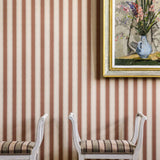 Langelid von Bromssen jagged stripe strepen behang voor de kinderkamer 
terra