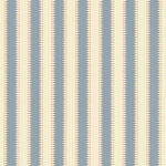 Langelid von Bromssen Jagged Stripe Sky Blue gestreept behang met een kartel randje voor de kinderkamer blauw 30-44