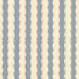 Langelid von Bromssen Jagged Stripe Sky Blue gestreept behang met een kartel randje voor de kinderkamer blauw 30-44