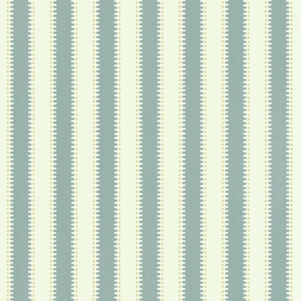 Langelid von Bromssen jagged stripe strepen behang voor de kinderkamer turquoise blauw groen