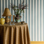 Langelid von Bromssen jagged stripe strepen behang voor de kinderkamer turquoise blauw groen