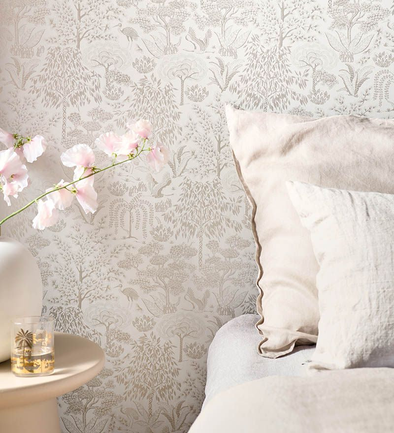 Pip Studio behang voor de kinderkamer origami tree off white