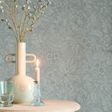 Pip Studio Eijffinger bloemenbehang voor de kinderkamer jade groen 333101
