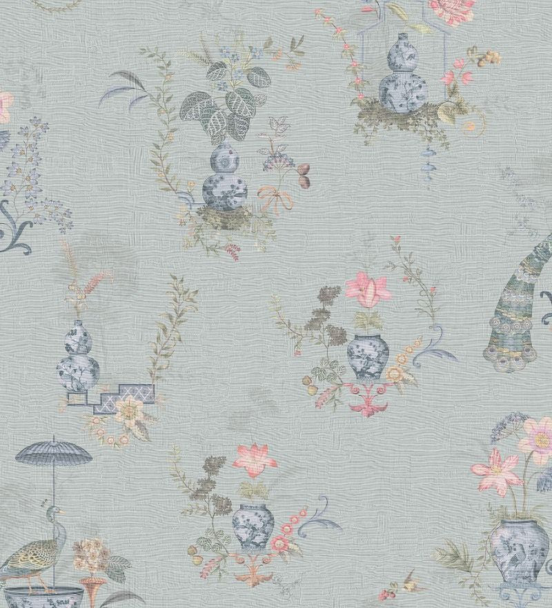 Pip Studio Eijffinger Chinese Porcelain behang lichtblauw  333141