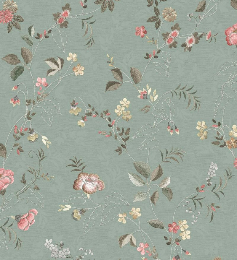 Pip Studio Eijffinger behang voor de kinderkamer tokyo blossom jade groen 333131