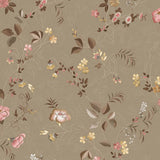 Pip Studio Eijffinger behang voor de kinderkamer tokyo blossom khaki bruin  333133