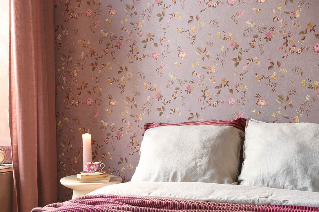 Eijffinger Pip Studio Behang Tokyo Blossom - Mauve | Trendy Kinderbehang