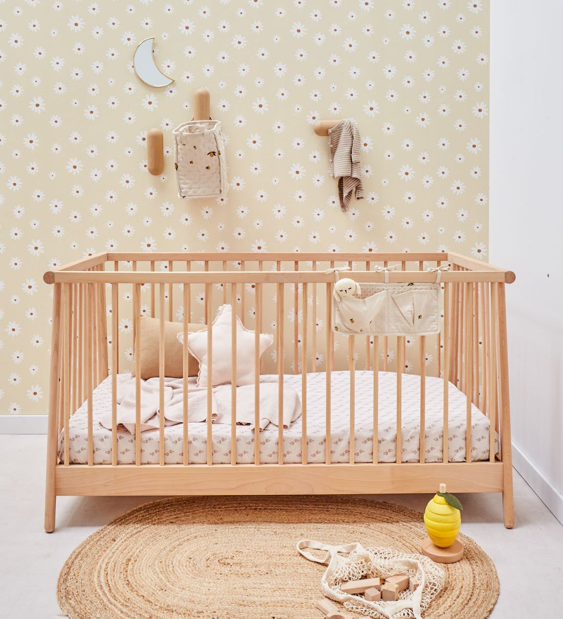 Bibelotte Wallpaper Daisy - Yellow
