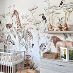 Dekornik Savanne jungle behang voor de kinderkamer