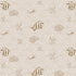 Little Amour kinderbehang fishy waves vissen bruin